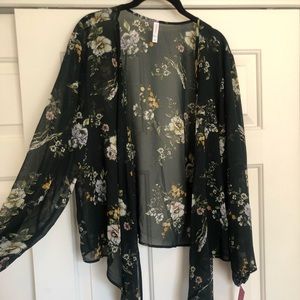 Floral Sheer Kimono